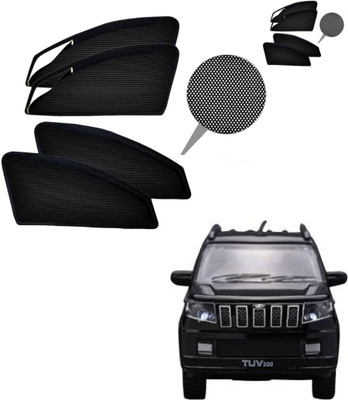 TOP VECHILE Rear Window, Side Window Sun Shade For Mahindra TUV 300(Black)