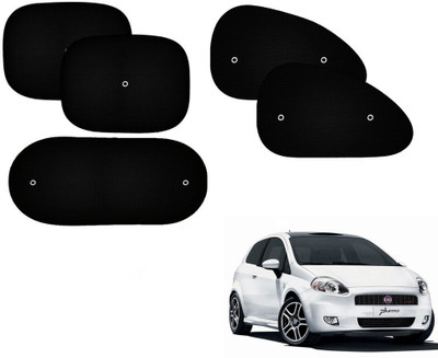 Automotive Prist Side Window Sun Shade For Fiat Punto Evo(Black)