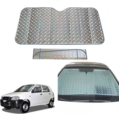 AUTO PEARL Dashboard, Windshield Sun Shade For Maruti Suzuki Alto 800(Grey)