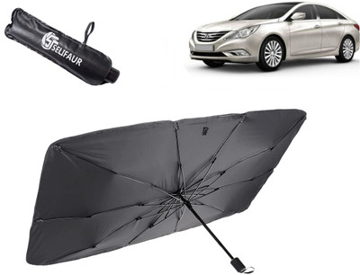 Selifaur Dashboard, Rear Window, Sun Roof, Windshield Sun Shade For Hyundai Sonata Embera(Black)