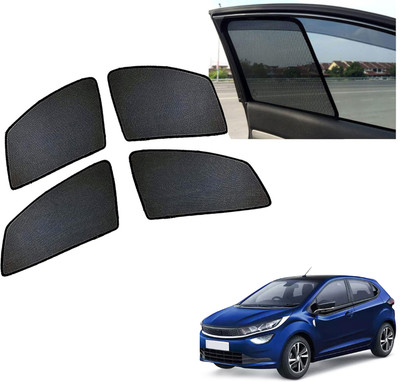 PEEPS STORE Side Window Sun Shade For Tata Altroz(Black)