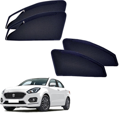 HARKRISH Side Window Sun Shade For Maruti Suzuki Dzire(Black)