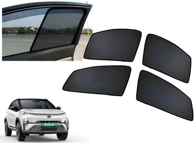 AUTO PEARL Side Window Sun Shade For Tata Nexon(Black)