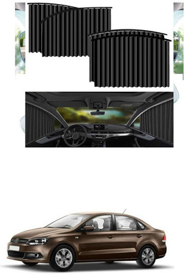 GONAMA Side Window Sun Shade For Volkswagen Vento(Black)