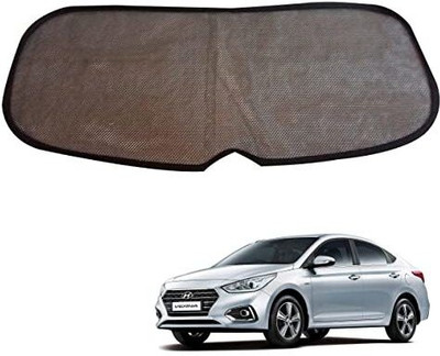 RAKRISH Rear Window Sun Shade For Hyundai Verna(Black)