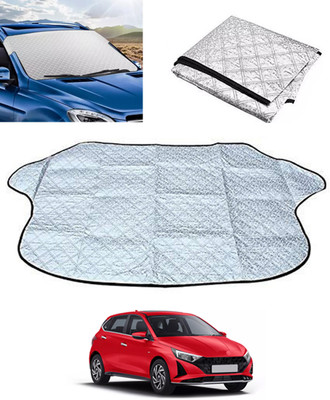 monolive Windshield Sun Shade For Hyundai i20(Silver)