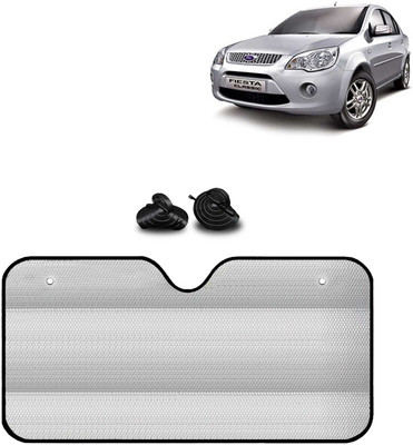 Kingsway Windshield, Dashboard, Rear Window, Side Window Sun Shade For Ford Fiesta(Silver)