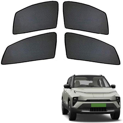PEEPS STORE Side Window Sun Shade For Tata Punch(Black)