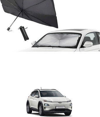 GONAMA Rear Window Sun Shade For Hyundai Universal For Car(Silver)