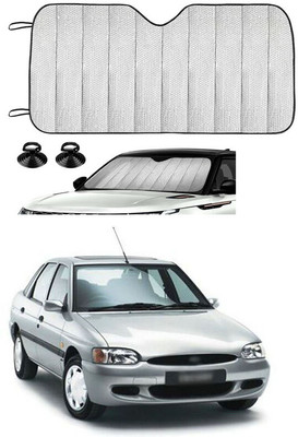 GONAMA Rear Window Sun Shade For Ford Escort(Silver)