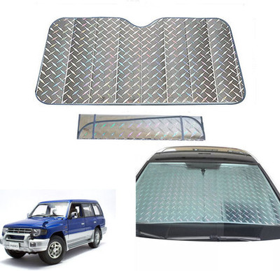 eXarioGadget Rear Window Sun Shade For Universal For Car Universal For Car(Silver)