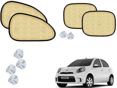 Shop Buy Side Window Sun Shade For Nissan Micra Active(Beige)