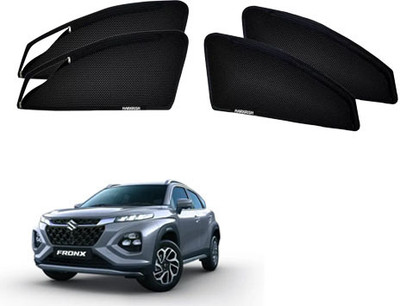 HARKRISH Side Window Sun Shade For Maruti Suzuki Fronx(Black)