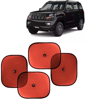 Kingsway Side Window, Rear Window, Dashboard, Sun Roof, Windshield Sun Shade For Mahindra TUV-300(Red)