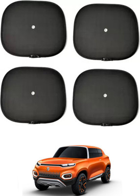 APICAL Side Window Sun Shade For Maruti Suzuki Universal For Car(Black)