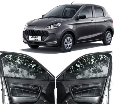 GATIMAN Rear Window, Side Window Sun Shade For Maruti Suzuki Alto K10(Black)