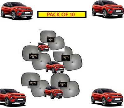 MJM Side Window Sun Shade For Honda Universal For Car(Grey)