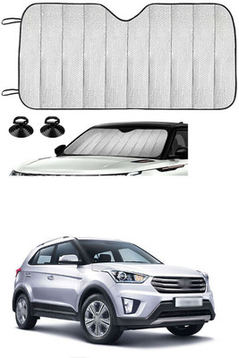 GONAMA Rear Window Sun Shade For Hyundai Creta(Silver)