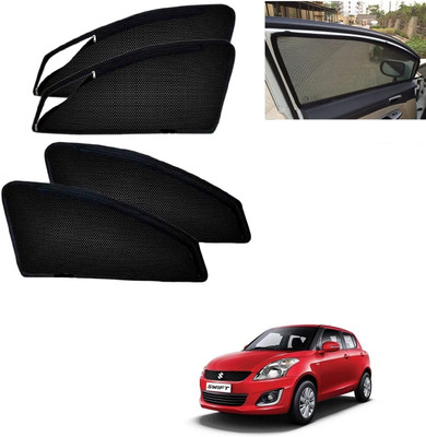 GRABIKA Side Window Sun Shade For Maruti Suzuki Swift(Black)