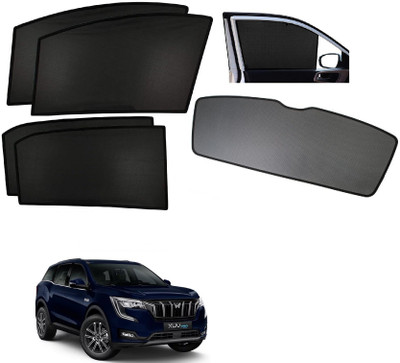 AuTO ADDiCT Side Window, Rear Window Sun Shade For Mahindra XUV 700(Black)