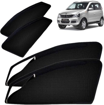 DreamRow Side Window Sun Shade For Mahindra Quanto(Black)