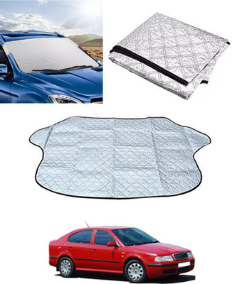 RKPSP Windshield Sun Shade For Skoda Octavia(Silver)