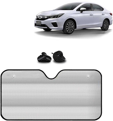 Kingsway Windshield, Dashboard, Rear Window, Side Window Sun Shade For Honda City(Silver)