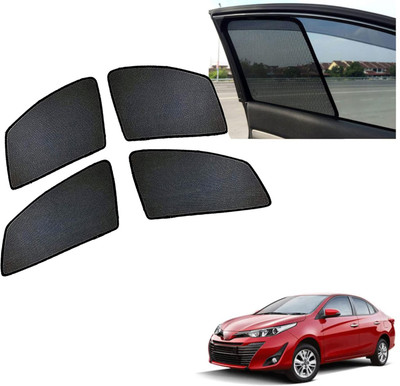 PEEPS STORE Side Window Sun Shade For Toyota Yaris(Black)