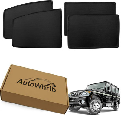 Autowhrib Side Window Sun Shade For Mahindra Universal For Car(Black)