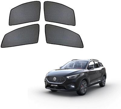 AuTO ADDiCT Side Window Sun Shade For MG Astor(Black)
