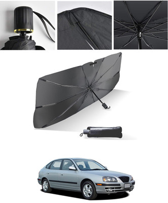 AYW Windshield Sun Shade For Universal For Car Eeco(Black, Silver)