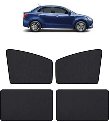 TOP VECHILE Rear Window, Side Window Sun Shade For Maruti Suzuki Swift Dzire(Black)