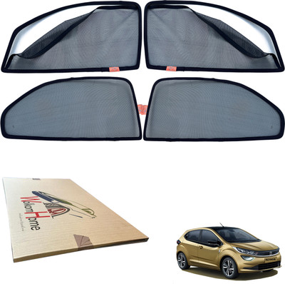 WolkomHome Side Window Sun Shade For Tata Altroz(Black)
