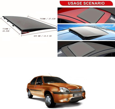 XZRTZ Sun Roof Sun Shade For Fiat Punto(Black)