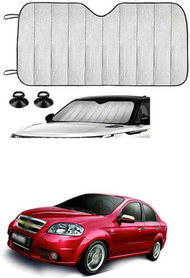 GONAMA Windshield Sun Shade For Chevrolet Aveo(Silver)