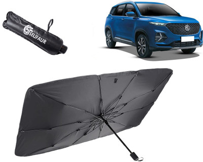 Selifaur Dashboard, Rear Window, Sun Roof, Windshield Sun Shade For MG Hector Plus(Black)