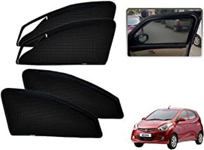 HARKRISH Rear Window, Side Window Sun Shade For Hyundai Eon(Black)