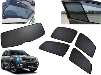 AUTO PEARL Side Window, Rear Window Sun Shade For Mahindra Scorpio(Black)