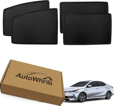Autowhrib Side Window Sun Shade For Toyota Altis(Black)