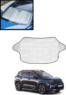 AYW Windshield Sun Shade For Citroen Universal For Car(Silver)