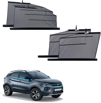 SS FOR YOUR SMART NEEDS Side Window Sun Shade For Tata Nexon EV(Black)