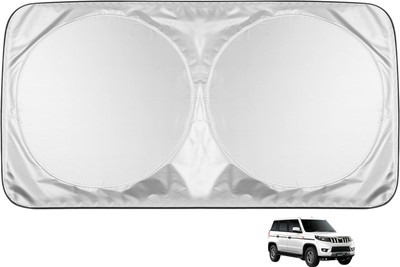 MOCKHE Windshield Sun Shade For Mahindra Bolero Neo(Silver)