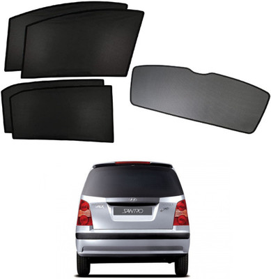 RAKRISH Rear Window, Side Window Sun Shade For Hyundai Santro Xing(Black)