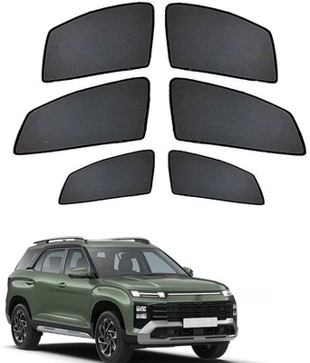 PEEPS STORE Rear Window Sun Shade For Hyundai Alcazar(Black)