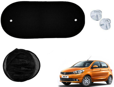 Automotive Prist Rear Window Sun Shade For Tata Zica(Black)