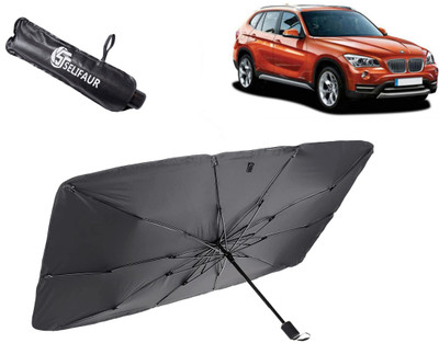 Selifaur Dashboard, Rear Window, Sun Roof, Windshield Sun Shade For BMW X1(Black)