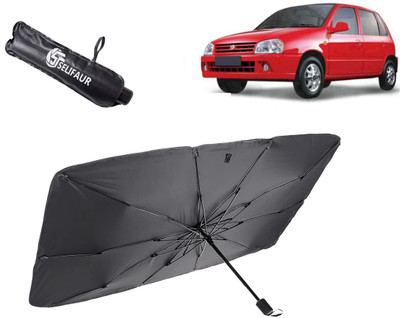 Selifaur Dashboard, Rear Window, Sun Roof, Windshield Sun Shade For Maruti Suzuki Zen(Black)