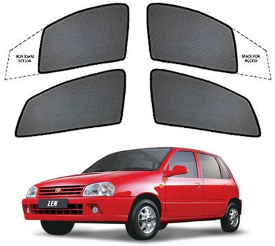 KOZDICAR Side Window Sun Shade For Maruti Suzuki Zen(Black)