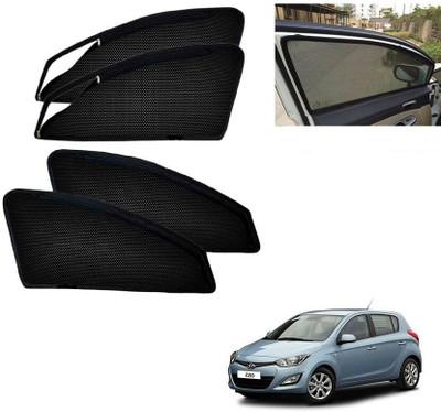 G ILIKA Rear Window, Side Window Sun Shade For Hyundai i20(Black)