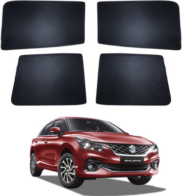 FORSONS Side Window Sun Shade For Maruti Suzuki Baleno(Black)